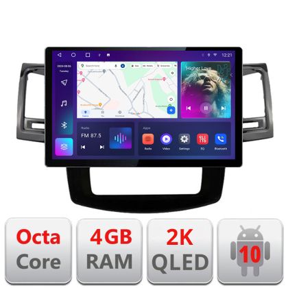 Navigatie dedicata Toyota Hilux 2008-2014 N-143 Edonav ecran 13" 2K 8 si 128 Android Waze USB Navigatie 4G 360 Toslink Youtube Rad