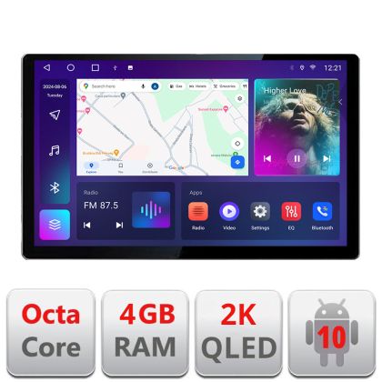 Navigatie dedicata Edonav Skoda Kamiq 2019-, Ecran 2K QLED 13",Octacore,4Gb RAM,32Gb Hdd,4G,360,DSP,Carplay,Bluetooth