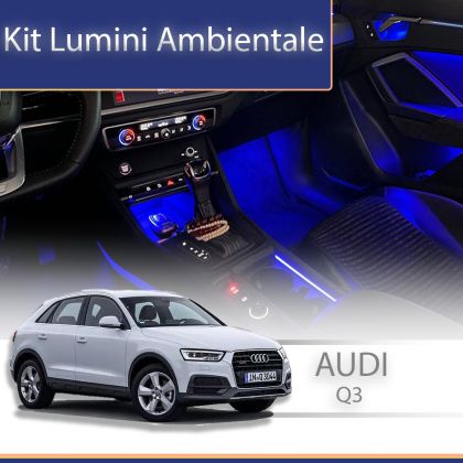 Lumini ambientale Audi Q3 2019-2023 set complet control telefon sau sistem original