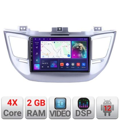 Navigatie Hyundai Tucson 2015-2019 android ecran 10" 2+32 GB Android Waze USB Navigatie Internet Youtube Radio