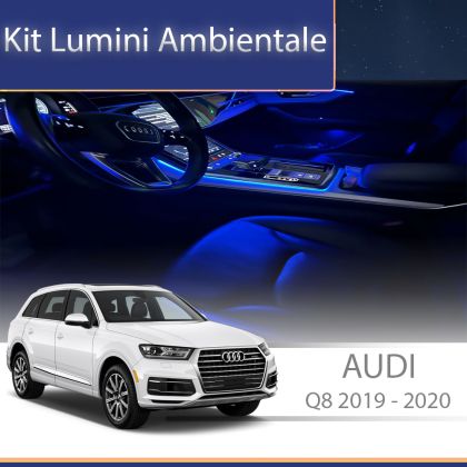 Lumini ambientale Audi  Q8 2019-2023 set complet control telefon sau sistem original