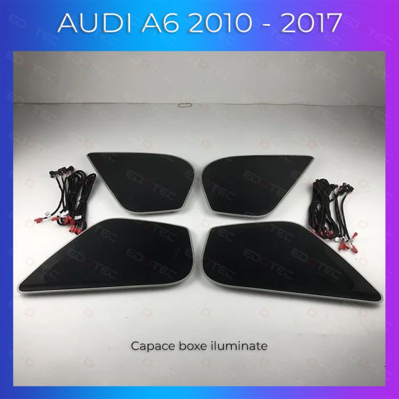 Lumini ambientale dedicate Audi A6 C7 2010-2017 capace difuzoare iluminate control telefon sau sistem original