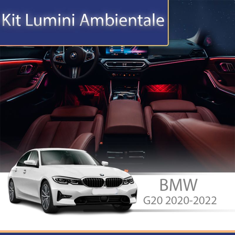 Lumini Ambientale BMW Seria 3 2020-2022 dedicat set complet control telefon sau sistem original