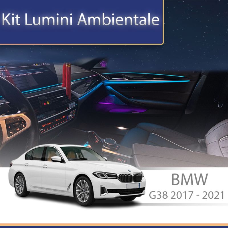 Lumini Ambientale BMW Seria 5 2017-2021 dedicat set complet control telefon sau sistem original