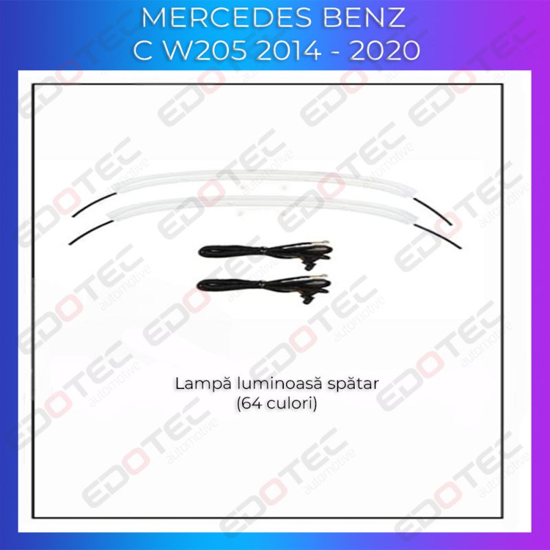 Lumini Ambientale spatar scaune Mercedes C W205 GLC X253 control pe sistemul original sau telefon