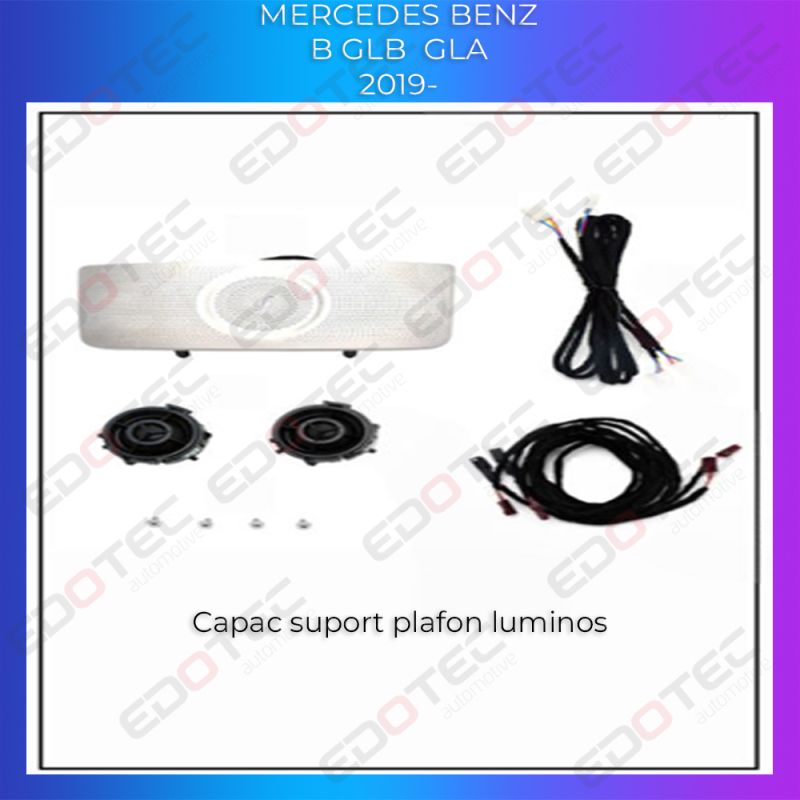 Lumini Ambientale capac suport plafon Mercedes B GLB GLA control pe sistemul original sau telefon