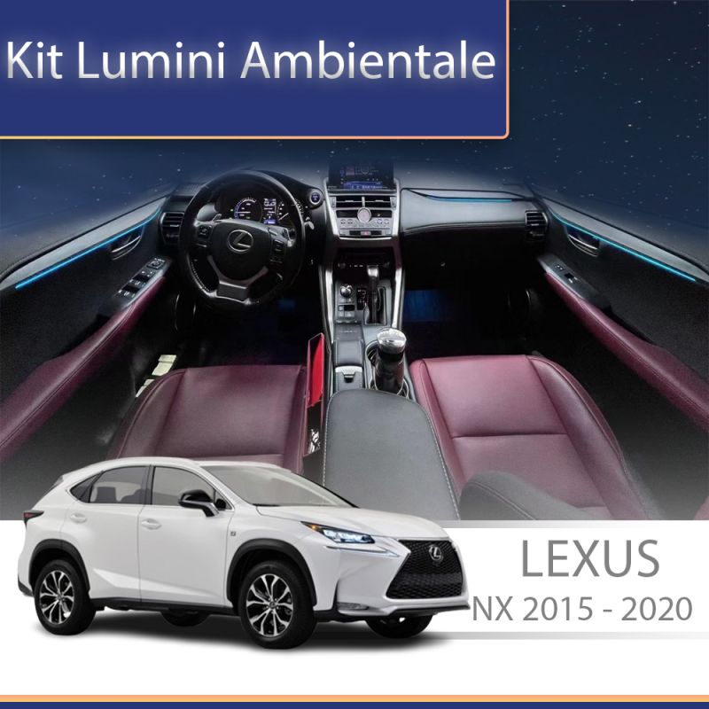 Lumini ambientale Lexus NX 2015-2021 set complet control telefon sau sistem original