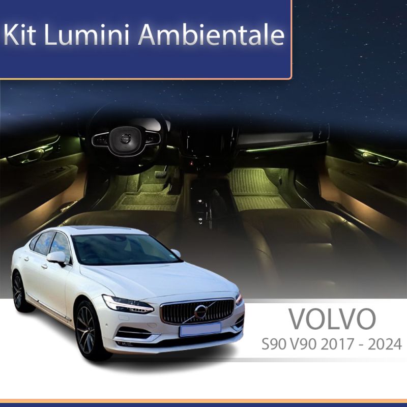 Lumini ambientale Volvo S90/V90 2017-2022 set complet control telefon sau sistem original