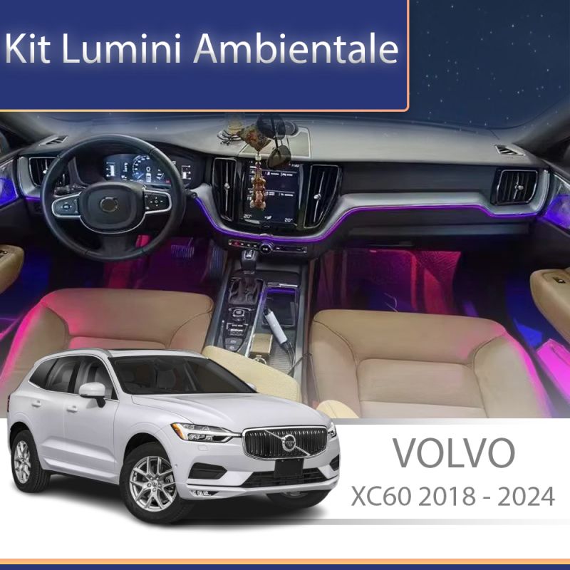 Lumini ambientale Volvo XC60 2018-2022 set complet control telefon sau sistem original