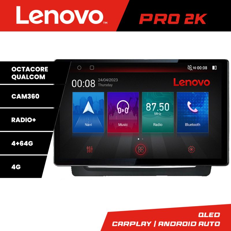 Navigatie Mitsubishi ASX 2020 K-asx2020 Lenovo PRO 4+64 13 inch 2K android 4G DSP gps internet a