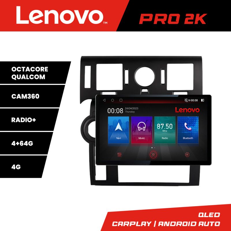 Navigatie dedicata Edonav Hummer H2 2002-2008 Lenovo PRO 4+64 13 inch 2K android 4G DSP gps internet KIT-hummer2002