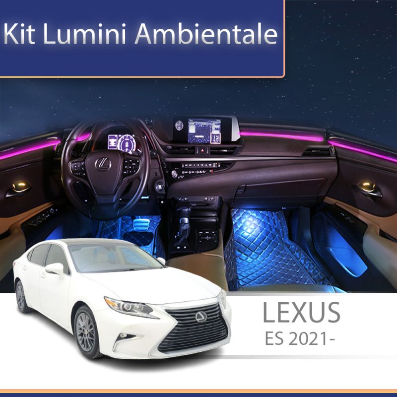 Lumini ambientale Lexus ES 2021-2022 set complet control telefon sau sistem original