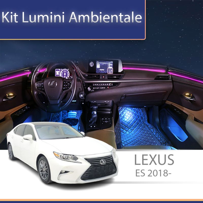 Lumini ambientale Lexus ES 2018-2020 set complet control telefon sau sistem original