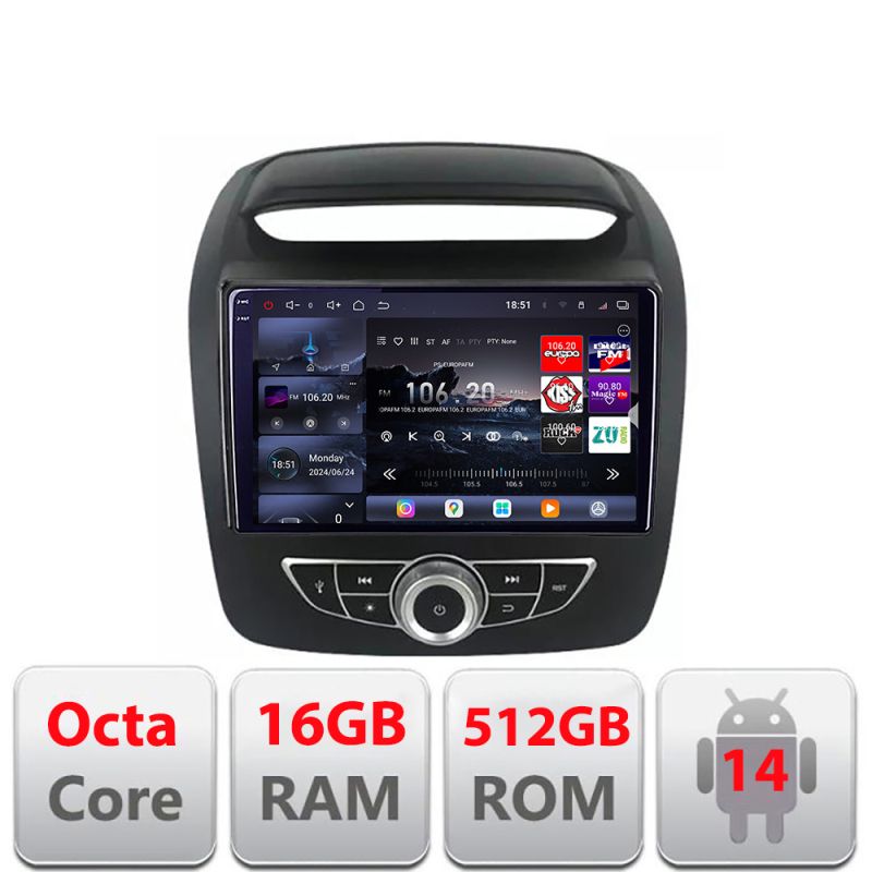 Navigatie Kia Sorento 2012-2015 masini cu navigatie de fabrica Android radio gps internet 8 core QLED 2K 16+512 360 Edotec