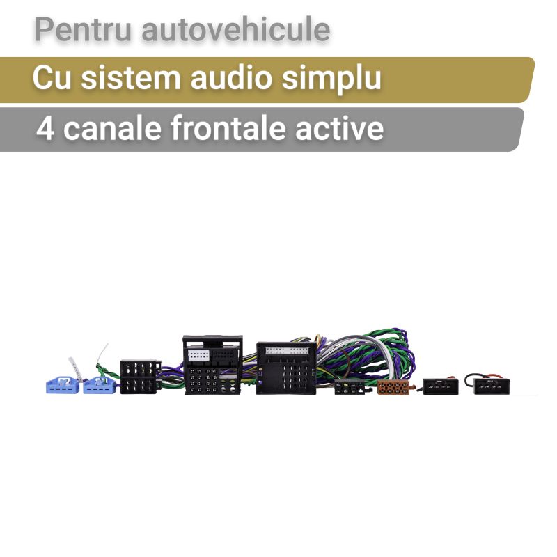 Cablu activ ZDT-BMW1 Phoenix Gold pentru BMW cu sistem de sunet de bază cu un quadlock