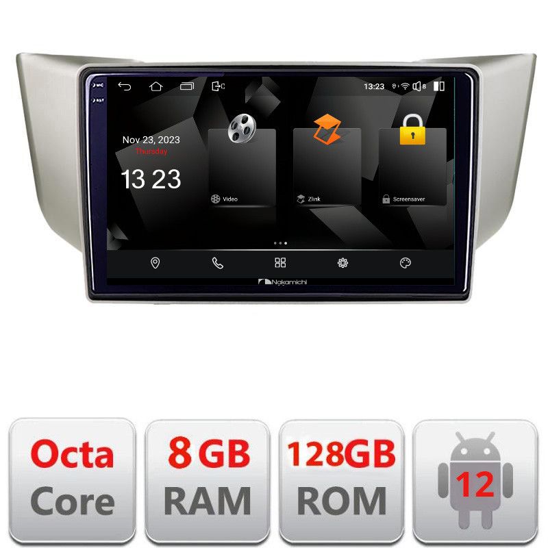 Navigatie Lexus RX 2003-2009 5960Pro- rx-03 Android Octa Core Qualcomm 2K Qled 8+128 DTS DSP 360 4G Optical