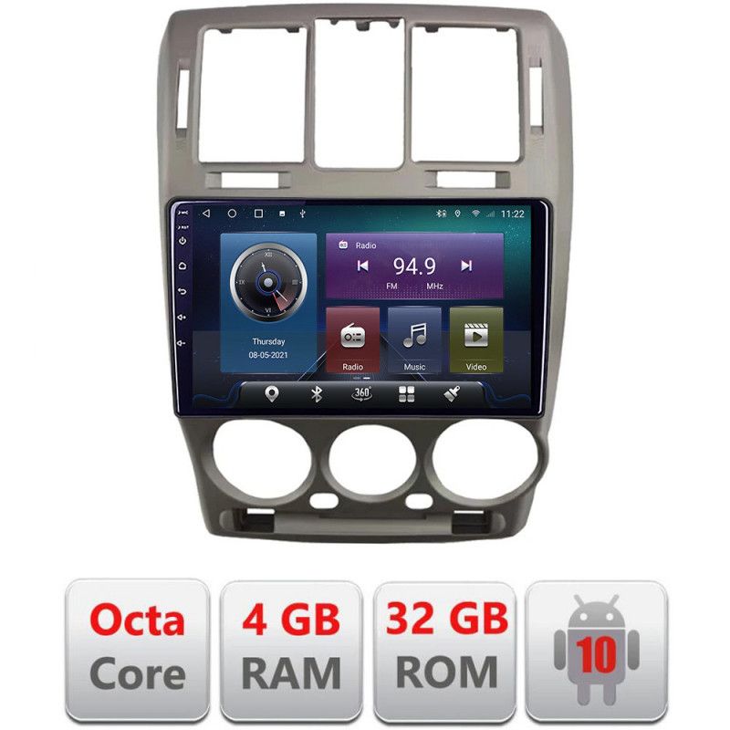 Navigatie HHyundai Getz 2002-2010 Android radio gps internet Octa core 4+32 kit-getz+EDT-E409