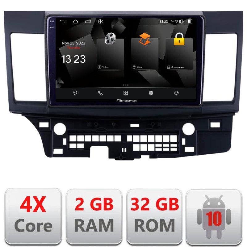 Nou Nakamichi Navigatie Mitsubishi Lancer 5230-037 Android Ecran…