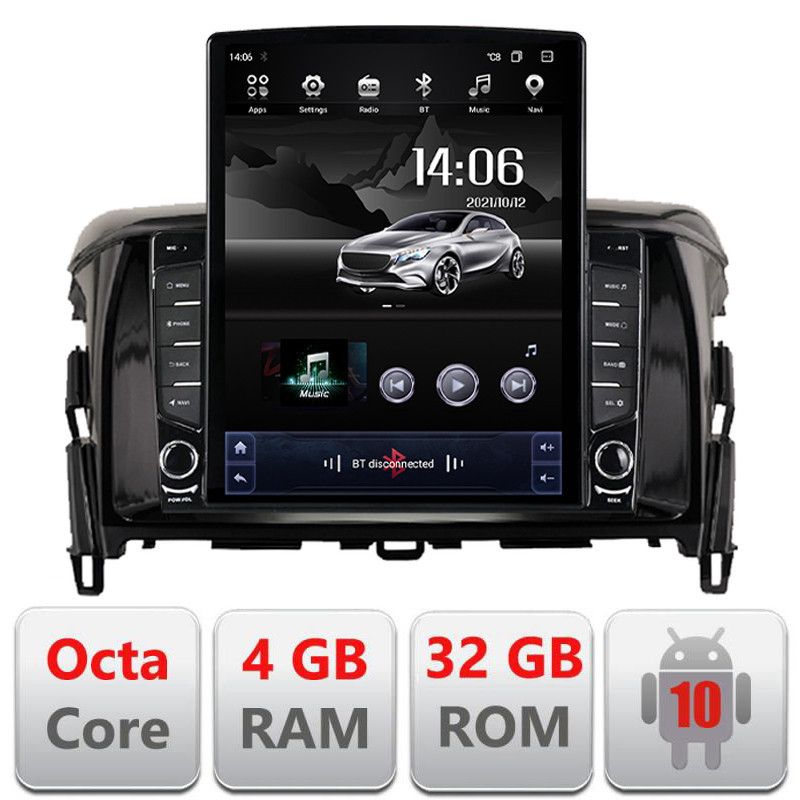 Navigatie Mitsubishi Eclipse Cross 2017- Android radio gps internet Octa Core 4+64 LTE Kit-cross-eu+EDT-E709