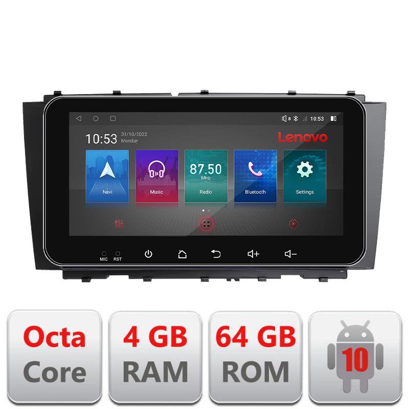 Navigatie Mercedes CLK W209 Android radio gps internet Octa Core 4+64 LTE ecran de 10.33\' wide Kit-w209+EDT-E511-PRO