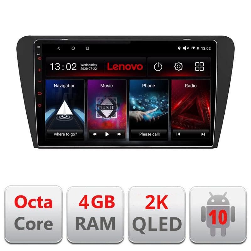 Navigatie Skoda Octavia 2014-2020 L-279, Octacore, 4Gb RAM, 64Gb Hdd, 4G, QLED 2K, DSP, Carplay, Bluetooth