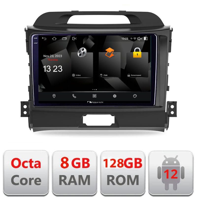 Navigatie Kia Sportage 2010- 5960Pro-325 Android Octa Core Qualcomm 2K Qled 8+128 DTS DSP 360 4G Optical