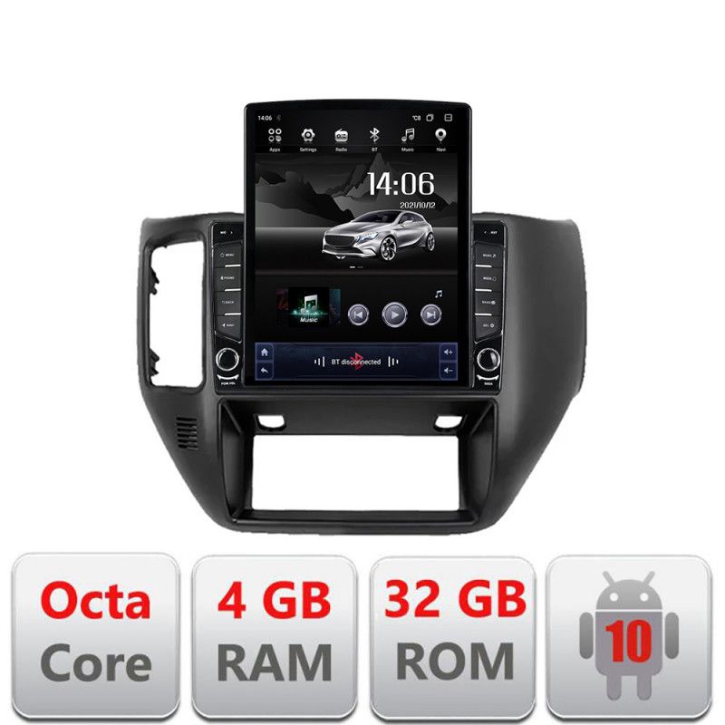 Navigatie Nissan Patrol Android radio gps internet Octa Core 4+64GB 9.7