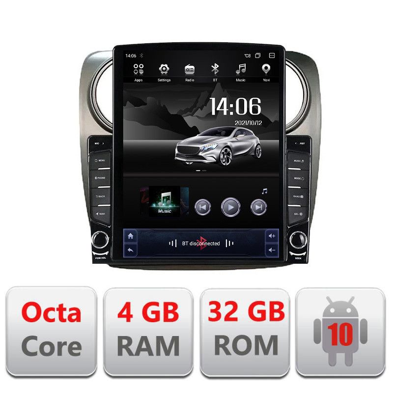 Navigatie dedicataDacia Dokker Android radio bluetooth internet DSP 8Core 4GB ram tesla style 9.7