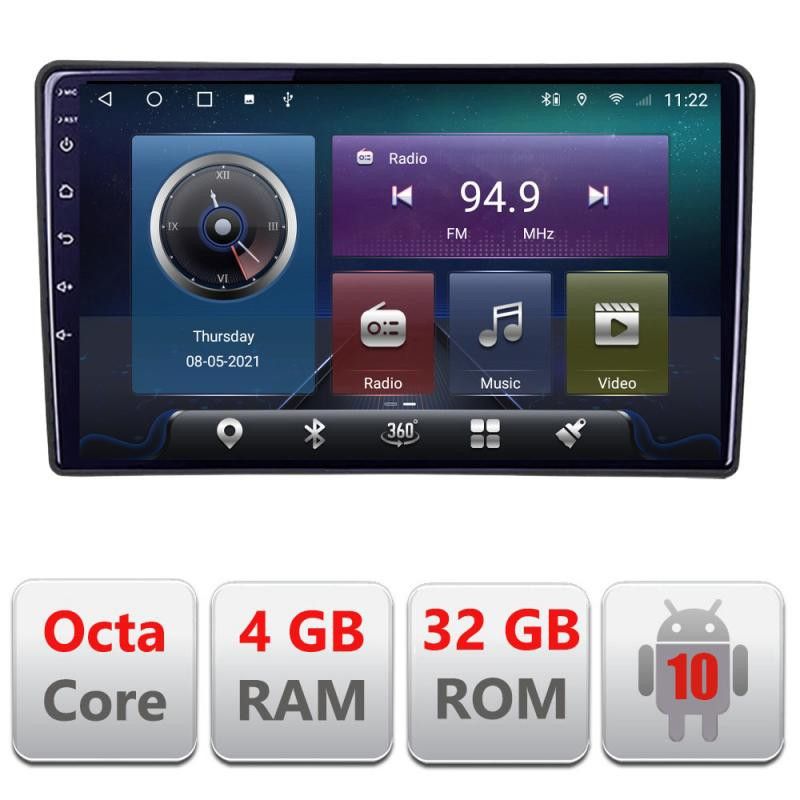 Navigatie Fiat Tipo 2020- Android radio gps internet Octa core 4+32 Kit-tipo2022+EDT-E409