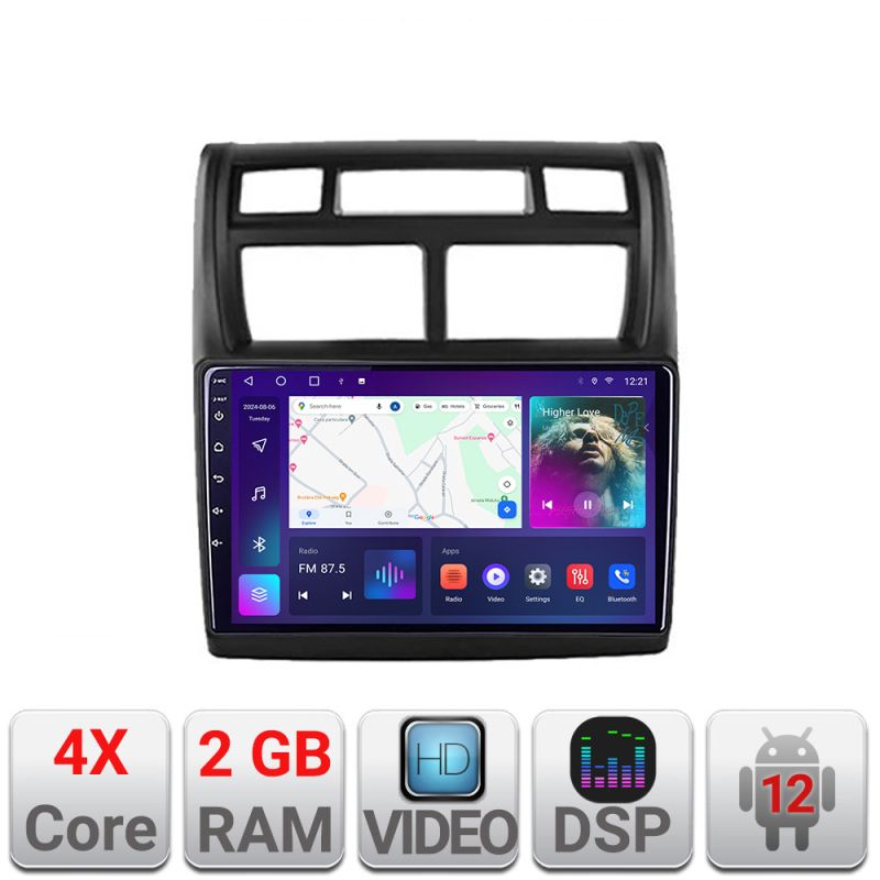 Navigatie Kia Sportage 2007-2013 A-023 2+32 GB Android Waze USB Navigatie Internet Youtube Radio