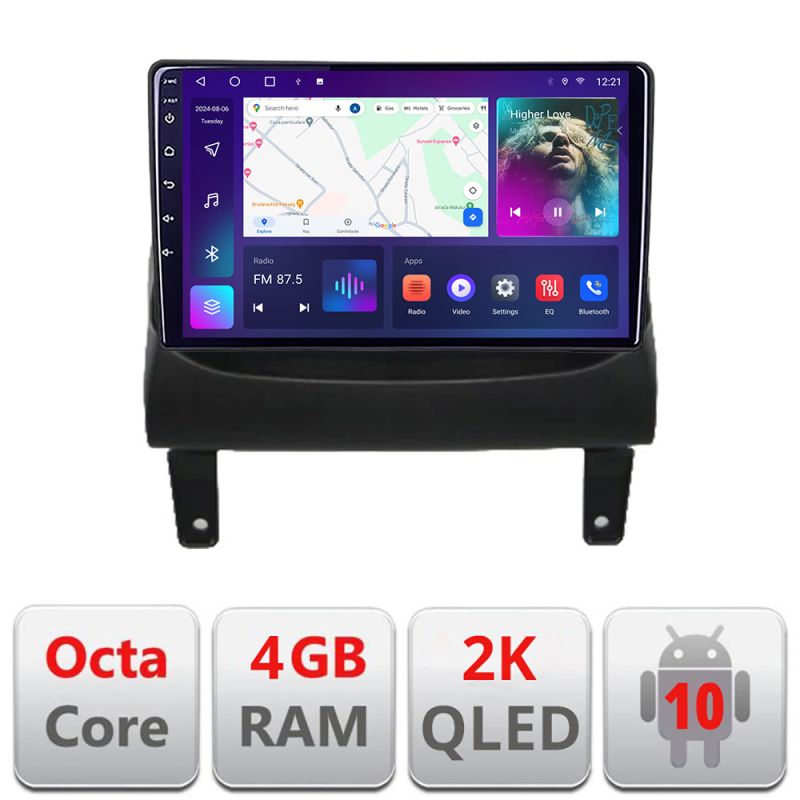 Navigatie Opel Meriva 2010-2017 Android ecran Qled 2K Octa core 4+32 KIT-meriva+EDT-E409-2K