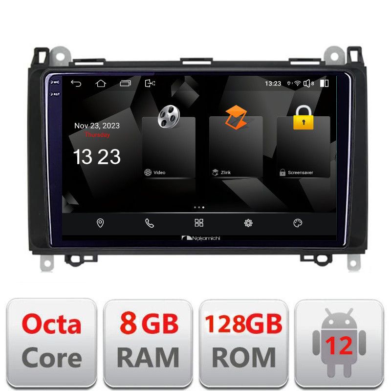 Navigatie Mercedes VW 5960Pro-068 Android Octa Core Qualcomm 2K Qled 8+128 DTS DSP 360 4G Optical