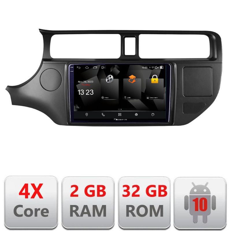 Navigatie Kia Rio 2011-2014 5230-rio-11 Android Ecran 720P Quad Core 2+32 carplay android auto