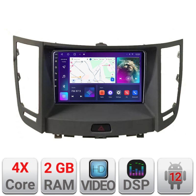 Navigatie Infinity FX intre anii 2009-2012 Android radio gps internet 2+32 Kit-fx35+EDT-E209