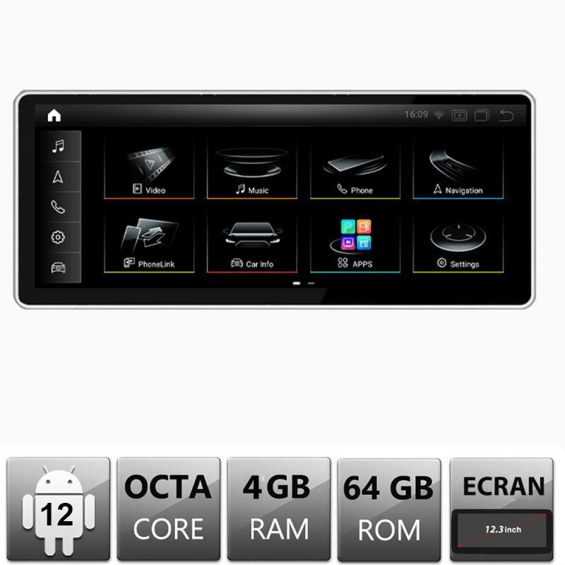 Navigatie Audi A6 C6 MMI2G 2005-2008 Android Octa Core 4+64 12.3