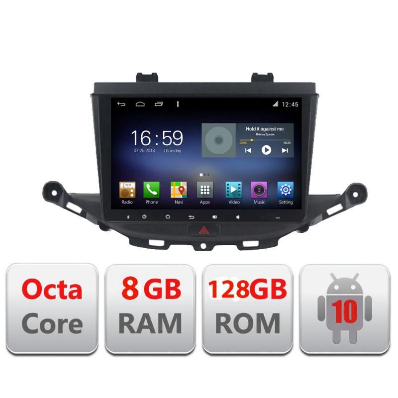 Navigatie Opel Astra K F-ASTRAK Octa Core cu Android Radio Bluetooth Internet GPS WIFI DSP 8+128GB 4G