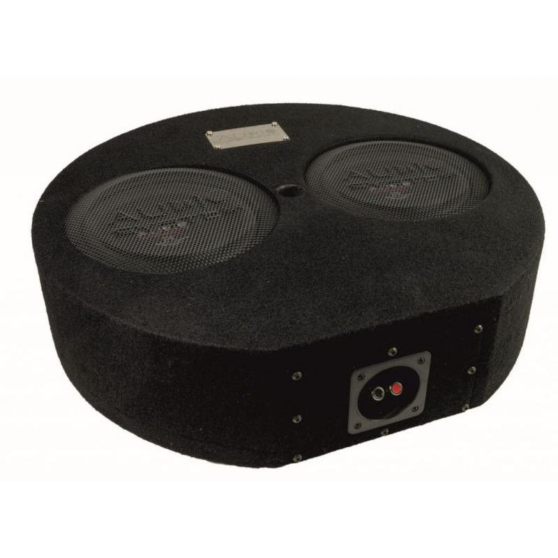 Subwoofer pasiv cu incinta 14L Audio System SUBFRAME R10 FLAT-2 EVO2, 600 watts, 2 ohm, 2 x 250 mm, 2 x 10