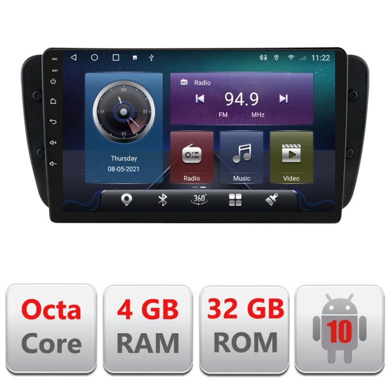 Navigatie Seat Ibiza 2008-2014 C-246 Octa Core cu Android Radio Bluetooth Internet GPS WIFI 4+32GB