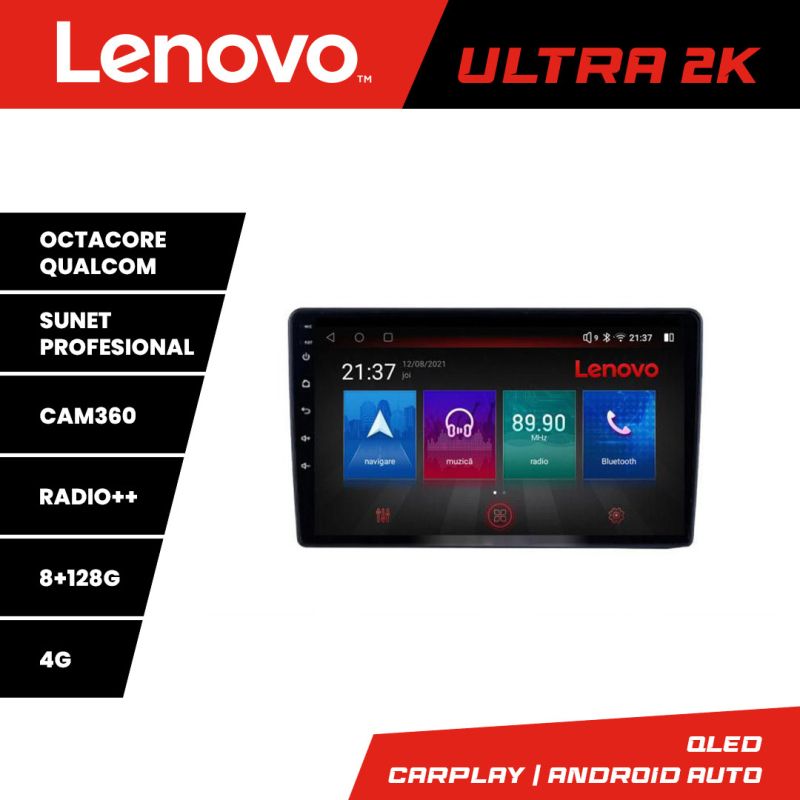 Navigatie Nissan Navara 2006-2014 M-NAVARA Octa Core Android Radio Bluetooth GPS WIFI/4G DSP 2K 8+128GB 360 Tos