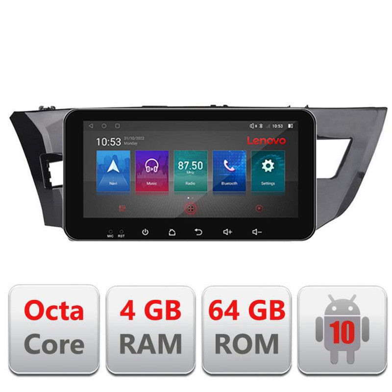 Navigatie Toyota Corolla 2013-2017 I-470 4+64 ecran 10.33