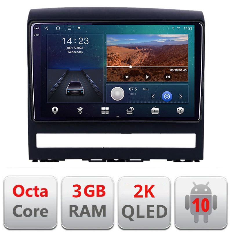 Navigatie Fiat Albea 2009-2014 B-ALBEA Android Ecran 2K QLED octa core 3+32 carplay android auto KIT-albea+EDT-E309V3-2K