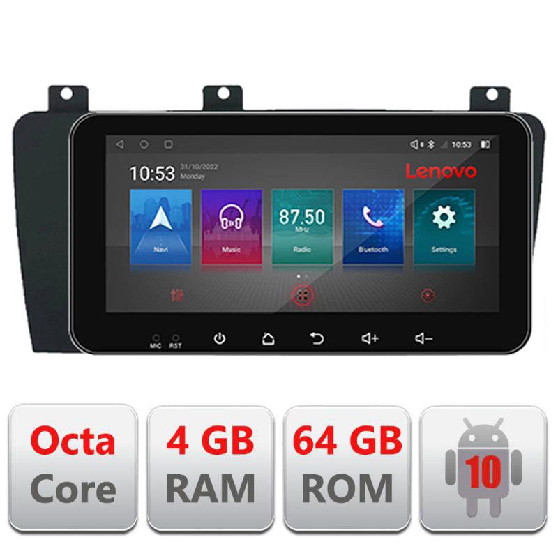 Navigatie Volvo S60 2002-2008 Android radio gps internet Octa Core 4+64GB LTE ecran de 10.33\' wide Kit-s60-02+