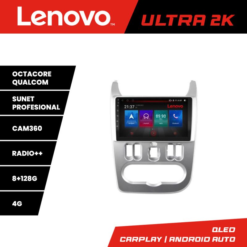 Navigatie Dacia Duster 2010-2012 M-099 Octa Core Android Radio Bluetooth GPS WIFI/4G DSP 2K 8+128GB 360 Toslink