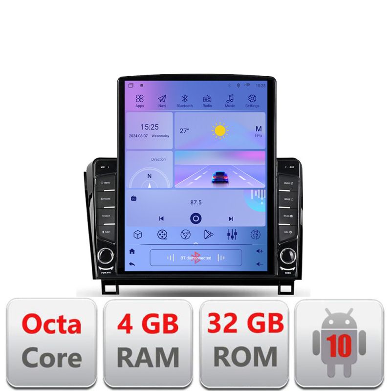 Navigatie Toyota Tundra 2007-2013 Android radio bluetooth internet DSP 8Core 4GB ram tesla style 9.7