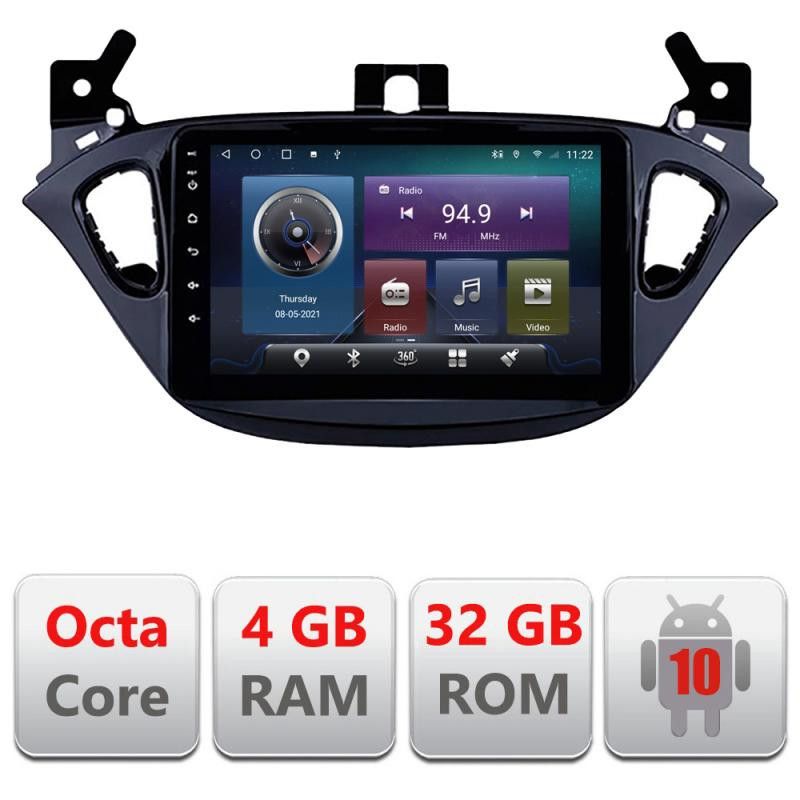 Navigatie Opel Corsa 2013-2016 C-corsa Octa Core cu Android Radio Bluetooth Internet GPS WIFI 4+32GB