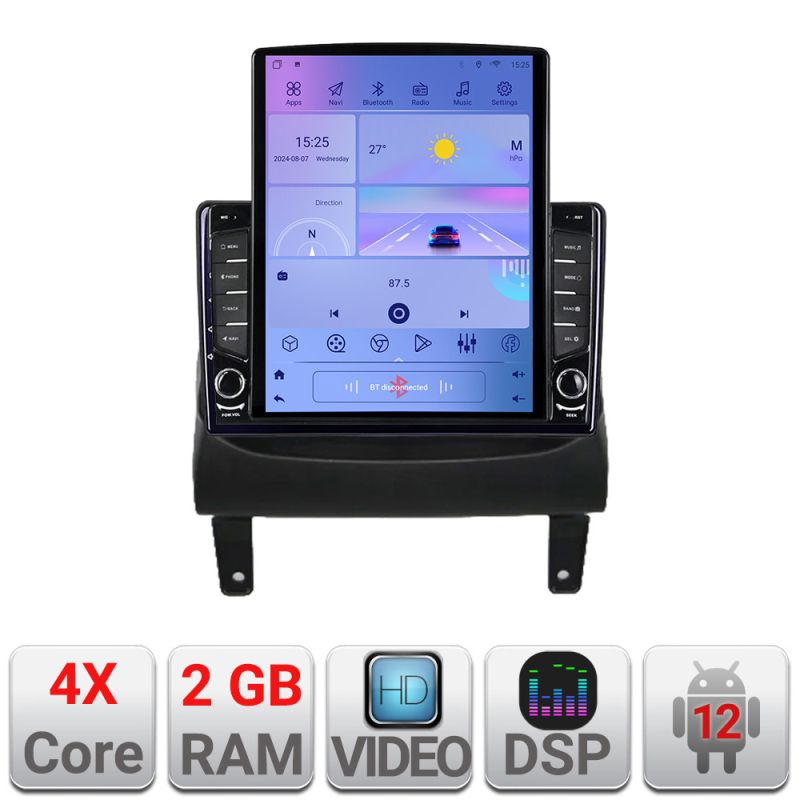 Navigatie Opel Meriva 2010-2017 Android radio gps internet quad core 2+32 ecran vertical 9.7