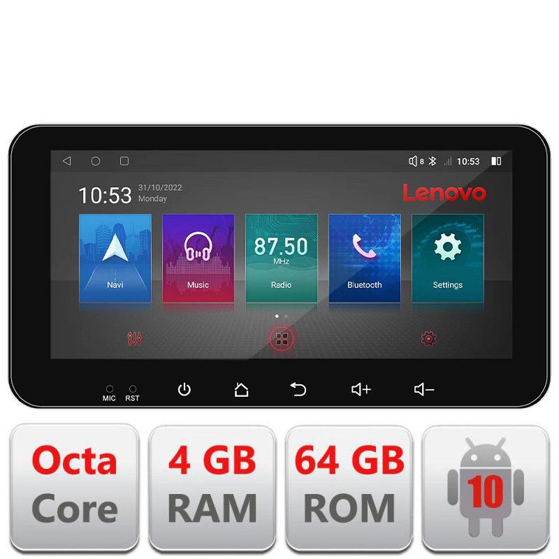 Navigatie Toyota Android radio gps internet Octa Core 4+64 LTE ecran de 10.33\' wide Kit-toyota-universal+EDT-E511-PRO