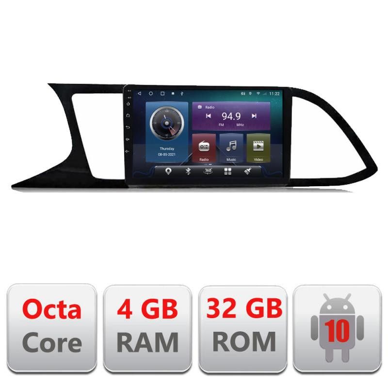 Navigatie Seat Leon MIB C-306 Octa Core cu Android Radio Bluetooth Internet GPS WIFI 4+32GB