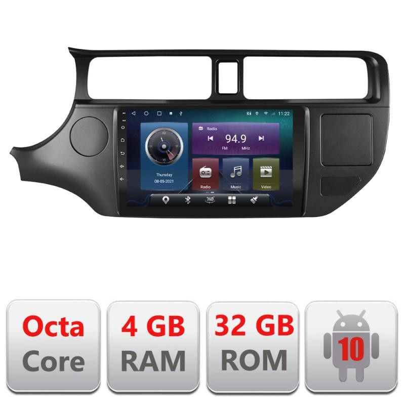 Navigatie Kia Rio 2011-2014 C-rio-11 Octa Core cu Android Radio Bluetooth Internet GPS WIFI 4+32GB