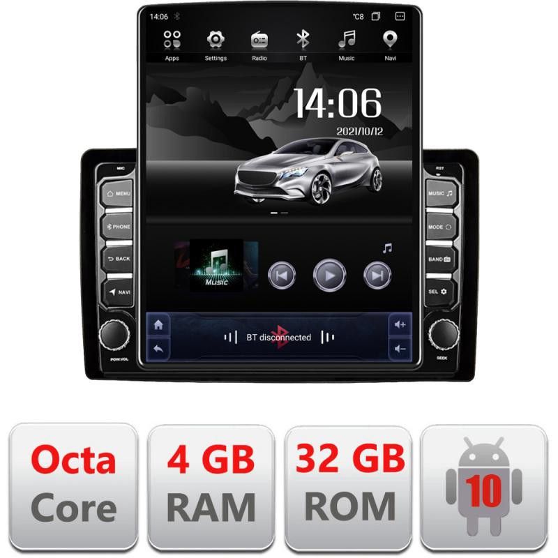 Navigatie universala 2din-2 ecran tip TESLA 9.7" cu Android Radio Bluetooth Internet GPS WIFI 4+32GB DSP 4G O